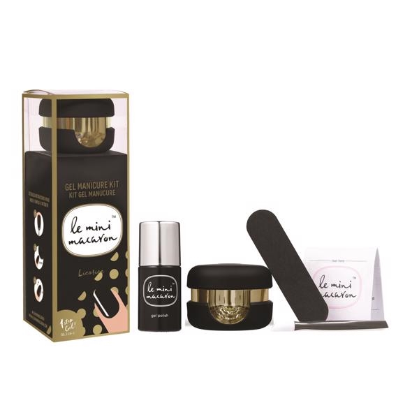 Se Le Mini Macaron Manicure Kit Licorice (1 stk.) hos Nicehands.dk