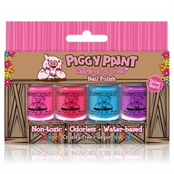 4 Polish box set, 3,5 ml, Piggy Paint