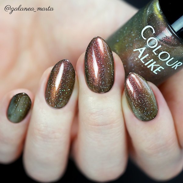 728 Solar Explosion, Holografisk Topcoat, Colour Alike