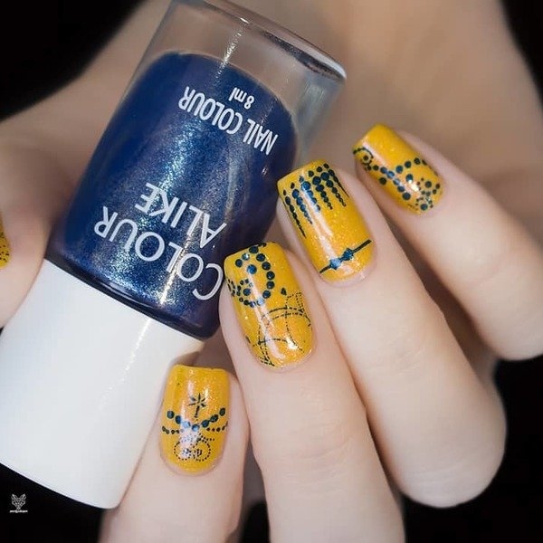 73 Sailor Blue, Stamping Neglelak, Colour Alike(u)