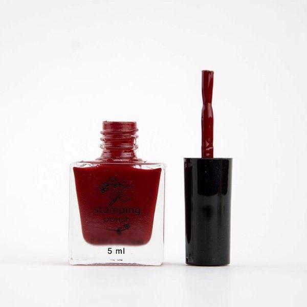 #9 REDy for Anything - Stamping neglelak, Clear Jelly Stamper