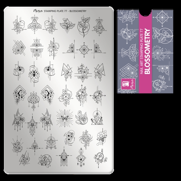 Billede af Blossometry, NO. 77, Moyra Stamping Plade