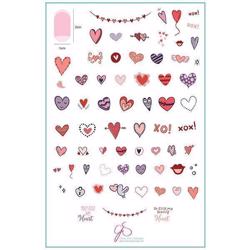 PS:I Heart You (CjsV-10) - Stampingplade, Clear Jelly Stamper