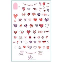 PS:I Heart You (CjsV-10) - Stampingplade, Clear Jelly Stamper