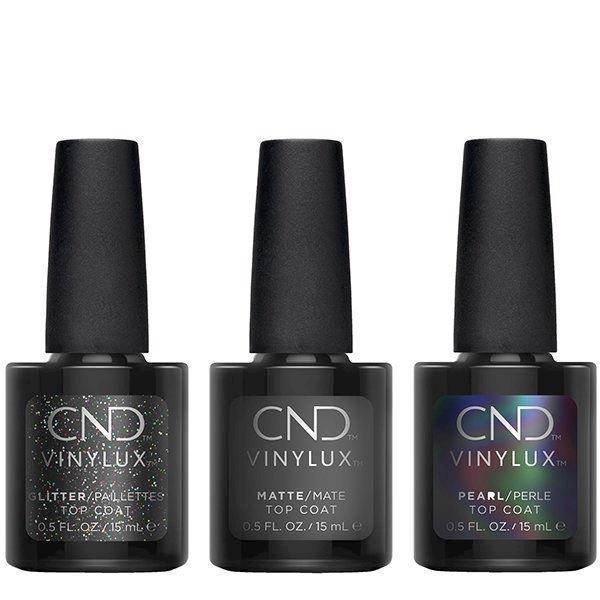 Vinylux effekt topcoat i en TRIO sampak 3x15ml, CND (u)