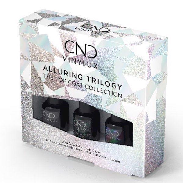 Vinylux effekt topcoat i en TRIO sampak PINKIES 3x3,7ml, CND (u)