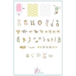 Life In Bloom (CjS-97), Stampingplade, Clear Jelly Stamper