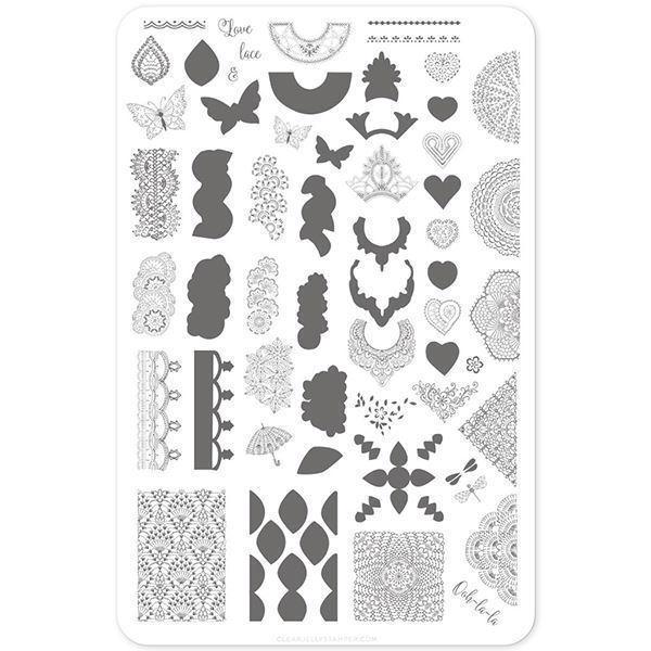 Frill Seeker (CjSV-13) - Stampingplade, Clear Jelly Stamper