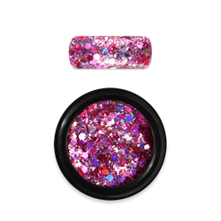 Holo Glitter Mix nr. 20 Mørk Rosa, Moyra