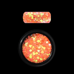 Holo Glitter Mix nr. 22 Chameleon Lys Orange, Moyra