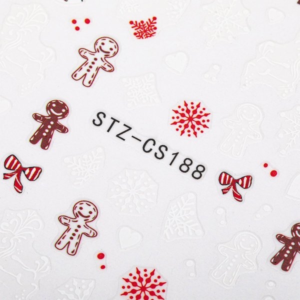 Billede af Jule klistermærker, selvklæbende og ultratynde, STZ-CS188, GNB