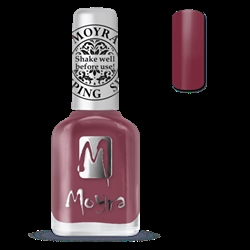 SP38 "Cashmere Bordeaux" Moyra Stamping nail polish
