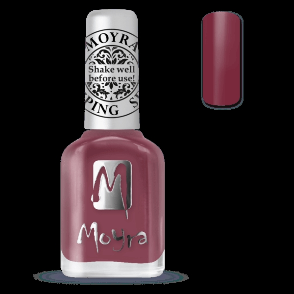 Se SP38 "Cashmere Bordeaux" Moyra Stamping nail polish hos Nicehands.dk