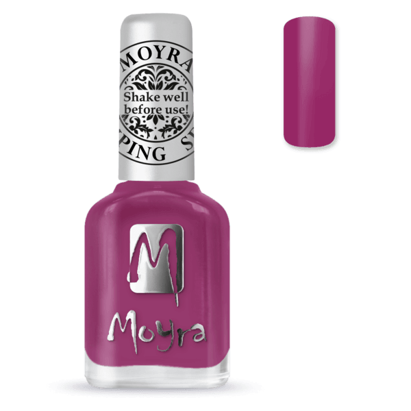 SP39 "Peony Red" Moyra Stamping nail polish