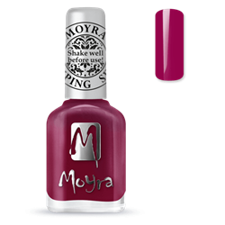 SP40 Amaranth Red, Moyra Stamping nail polish