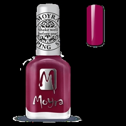 SP40 Amaranth Red, Moyra Stamping nail polish
