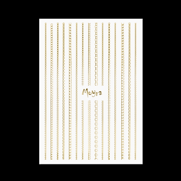 Billede af Moyra Nail Art Strips - Chain, Gold No. 01, Moyra