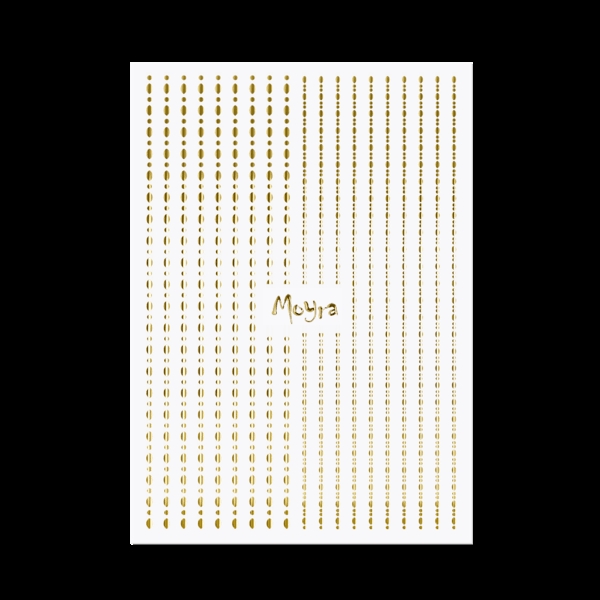 Moyra Nail Art Strips - Dots, Gold No. 01, Moyra