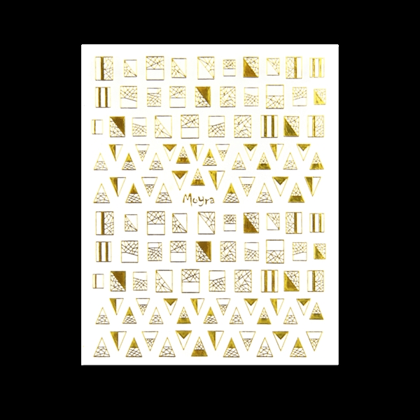 Moyra Nail Stickers No. 04, Guld (u)