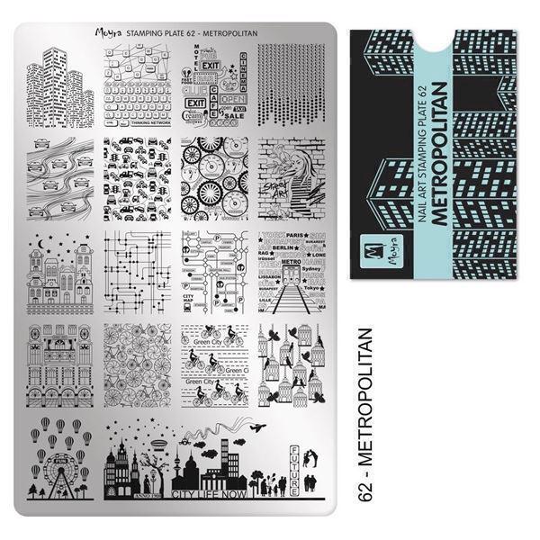 Metropolitan, Stamping Plade NO. 62, Moyra Billede af Metropolitan, Stamping Plade NO. 62, Moyra