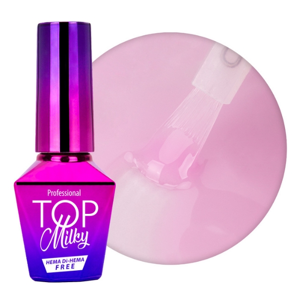 Milky Topcoat, Gelpolish, 10g, Molly Lac