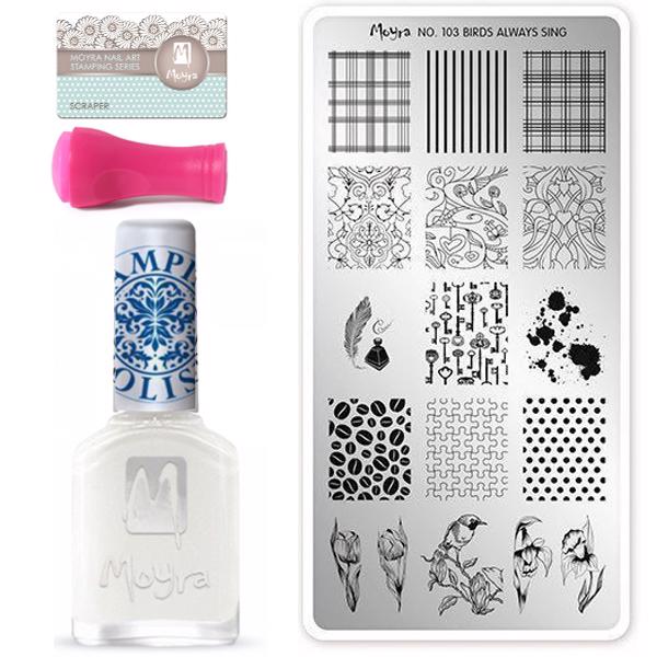 Mini nail stamping starter kit 103, Moyra