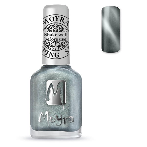 Magnetic Silver Stamping neglelak, Moyra