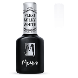 Milky White, Flexi Fiber Gel Polish, Moyra