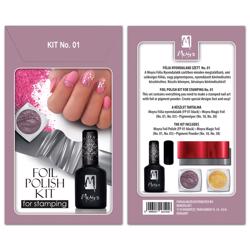 Stamping med folie kit nr. 1, Moyra