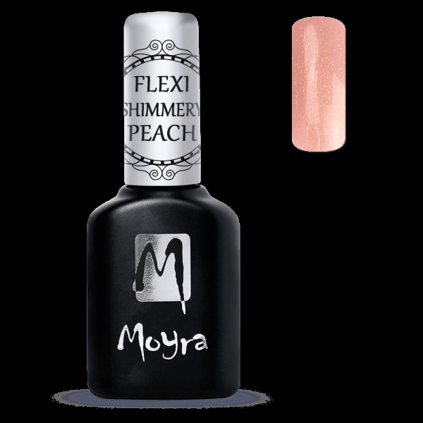 Shimmery Peach, Flexi Fiber Gel, Moyra (u)