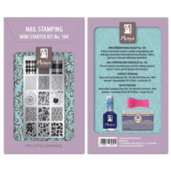 Mini nail stamping starter kit 104, Moyra (u)