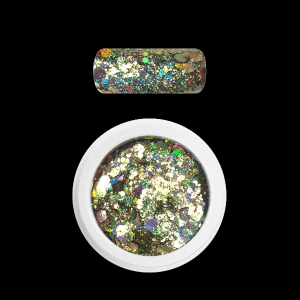 Holo glitter mix No. 28 Light green, Moyra