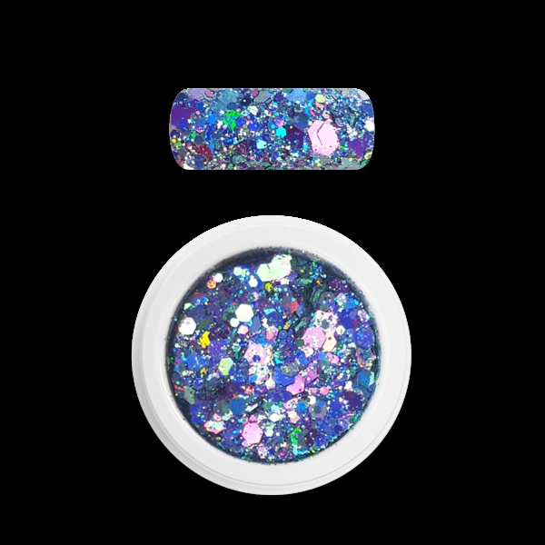 Holo glitter mix No. 29 Chameleon turquoise, Moyra