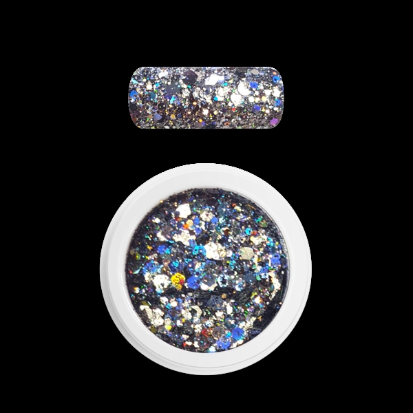 Holo glitter mix No. 30 Graphite, Moyra