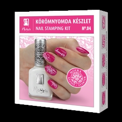 Lær at stampe 4, Nail stamping kit , Moyra