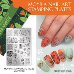 Viva Verde, NO. 82, Moyra Stamping Plade