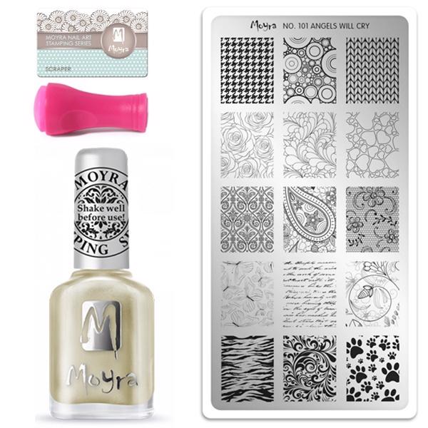 Mini nail stamping starter kit 101, Moyra