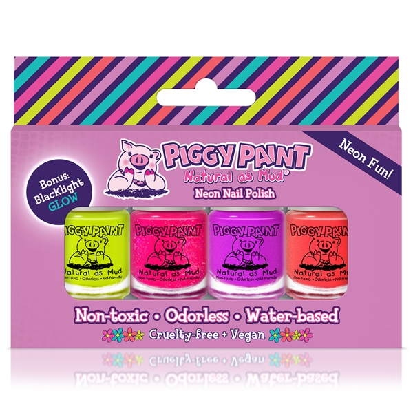 Neon sæt, Selvlysende, Piggy Paint (u)