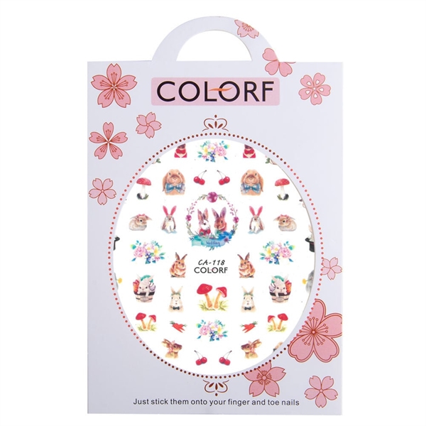 Påske klistermærker, selvklæbende og ultratynde, CA-118, GNB