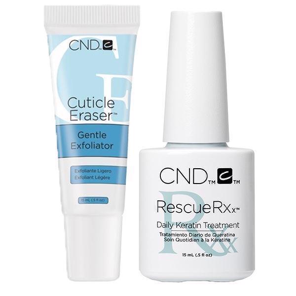 5: CND Rescue RXx Daily Keratin Treatment + Cuticle Eraser 15 ml