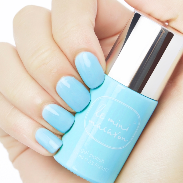 Se Baby Blue 10 ml Gelpolish, Le Mini Macaron (u) hos Nicehands.dk