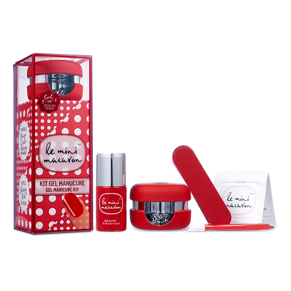 Billede af Manicure Kit Cherry Red Gelpolish, Le Mini Macaron