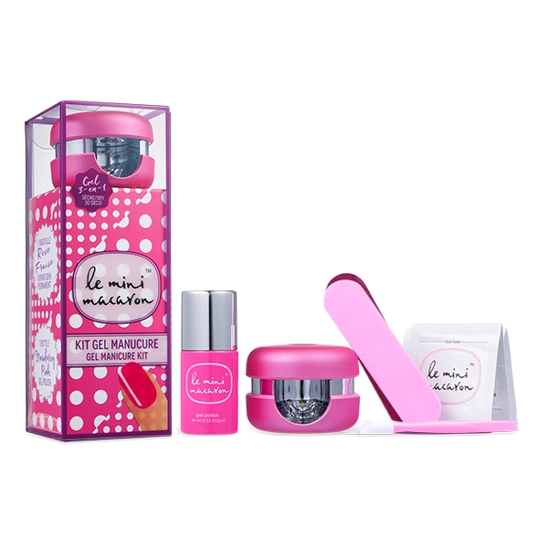 Manicure Kit Strawberry Pink Gelpolish, Le Mini Macaron (u)