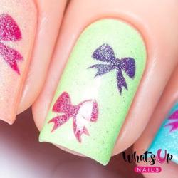 Bow Stencils Whats Up Nails
