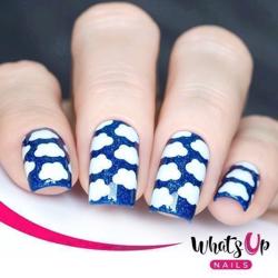 Clouds Stencils Whats Up Nails
