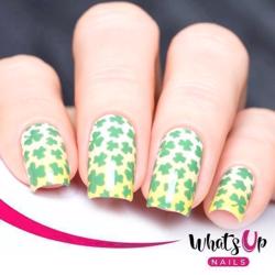Clover Field Stencils Whats Up Nails