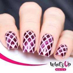 Fishnet Stencils Whats Up Nails