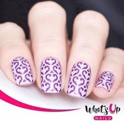 Fleur De Heart Stencils Whats Up Nails