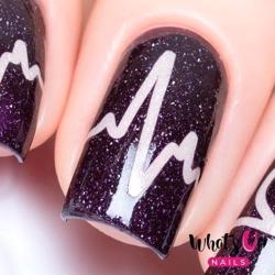 Heartbeat Stencils Whats Up Nails