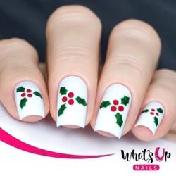 Holly Stencils Whats Up Nails